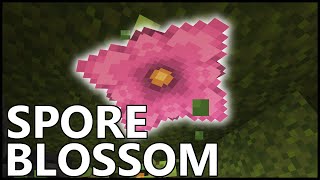 How To Get SPORE BLOSSOM In MINECRAFT [upl. by Nuhs]