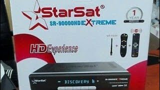 Starsat SR9000 HD Extreme Satellite Receiver Unboxing [upl. by Aramal]