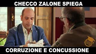 Checco Zalone spiega corruzione e concussione [upl. by Adnwahsat884]