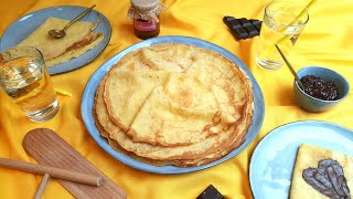 Recette traditionelle Les crêpes bretonnes [upl. by Alleen]