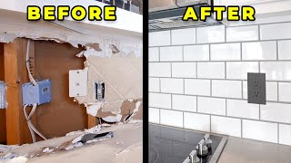 Backsplash Makeover Easy HowTo Guide [upl. by Southworth]