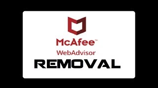 How to Uninstall McAfee WebAdvisor Software [upl. by Ahsuat]