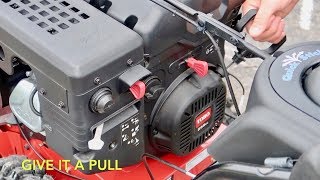 HOW TO START YOUR TORO SNOWBLOWER [upl. by Rialc160]