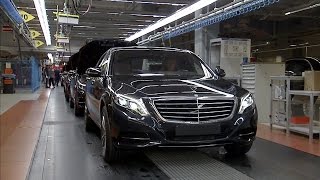 MercedesBenz SClass Production at the Sindelfingen plant [upl. by Graybill]