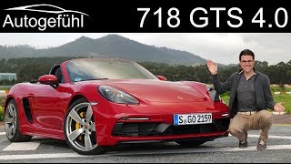 Porsche 718 Boxster GTS 40 vs 718 Cayman GTS 40 FULL REVIEW racetrack with Mark Webber [upl. by Avirt]