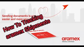 How To Tracking aramex Shipments [upl. by Kehoe313]