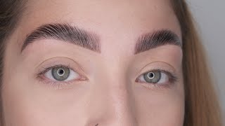 Full Brow Shape And Tint Tutorial Including Lash Tint [upl. by Nylarad53]