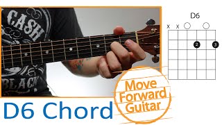 Guitar Chords for Beginners  D6 [upl. by Arraek]