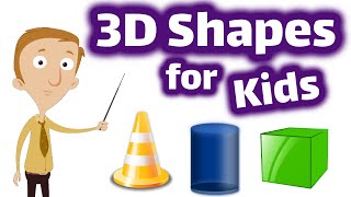 3D Shapes for Kids  Homeschool Pop [upl. by Ragg577]