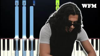 RealestK  WFM Piano Tutorial [upl. by Ahsonek]