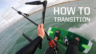 How to turn around  transition kitesurfing [upl. by Gnagflow679]