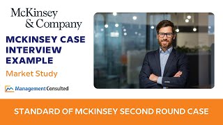 Example McKinsey Case Interview  Solved by Consulting Candidate [upl. by Cuhp]