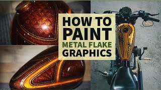 How to Paint Candy Metal Flake Panel Graphics [upl. by Randall830]