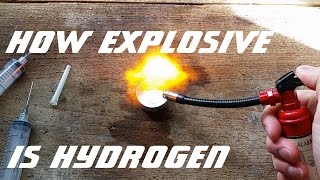 How explosive is hydrogen [upl. by Sapers]