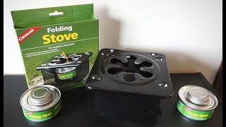 Coghlans Folding Stove and Camp Heat ReviewWill it boil water [upl. by Ahsitnauq]