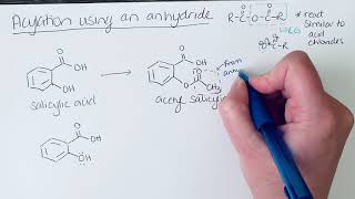 Acylation using an anhydride [upl. by Edgell]