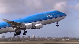 Vliegtuigen Spotten op Schiphol  Prachtige Dag [upl. by Huxham]