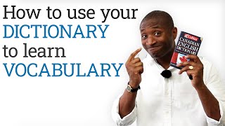 How to use your dictionary to build your vocabulary [upl. by Arikaahs897]