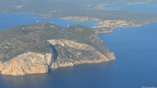 Landing at Olbia Costa Smeralda Airport  Sardinia HD [upl. by Fern]