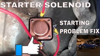 Starter Solenoid On Classic VW Beetle [upl. by Nnylyam]