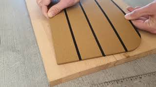 ⚓ Isoteak synthetic teak for boats DIY panels [upl. by Favata]