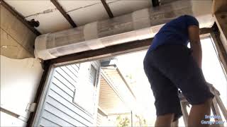 How to Remove amp Install Roller Garage Door [upl. by Addis454]