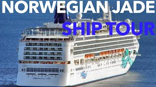 Norwegian Jade  Full WalkThrough  Ship Tour  Norwegian Cruise Lines [upl. by Ardnuhsal]