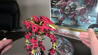 Zoids Kotobukiya HMM Empire Liger Zero Model Kit Review [upl. by Eidassac]