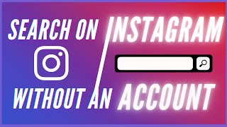 How To Search On Instagram Without an Account [upl. by Barkley946]