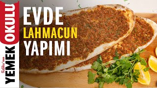 Evde Lahmacun Nasıl Yapılır  Çıtır Çıtır Kolay Lahmacun Tarifi [upl. by Wohlert]