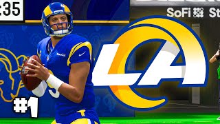 Madden 24 Los Angeles Rams Franchise Rebuild Episode 1 [upl. by Auqinom642]