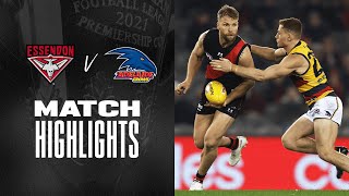 Essendon v Adelaide Crows Highlights  Round 17 2021  AFL [upl. by Gluck]