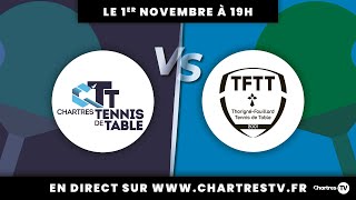 CChartres Tennis de Table vs Thorigné Fouillard [upl. by Brass]