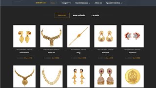 ECommerce  Jewellery Website using HTML  CSS  BOOTSTRAP and JAVASCRIPT  Part 4 [upl. by Barbaresi]