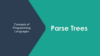 Parse Trees [upl. by Pepper]