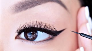 HOW TO Apply Liquid Eyeliner For Beginners  chiutips [upl. by Freida]