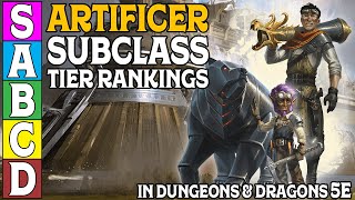 Artificer Subclass Tier Rankings in DampD 5e [upl. by Innej920]