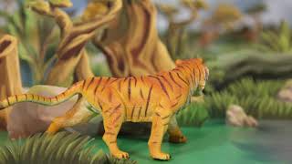 RECUR Toys Wild Animal Figure Toys Plastic Safari Wildlife Models Collections [upl. by Amalle917]