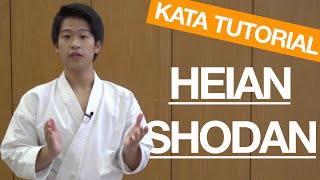 【FULL TUTORIAL】HEIAN SHODAN KATA [upl. by Edra946]