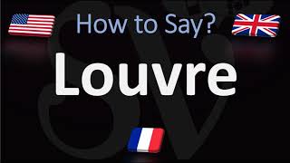 How to Pronounce Louvre  Paris Museum Pronunciation Native Speaker [upl. by Kinney]