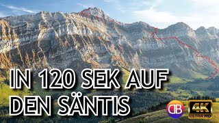 Säntis  Wanderung von der Schwägalp auf den Alpstein Appenzell  Schweiz 4K [upl. by Selec]