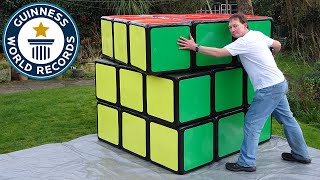 Largest Rubiks Cube  Guinness World Records [upl. by Armyn]