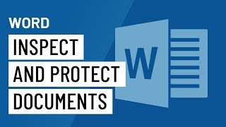 Word Inspecting and Protecting Documents [upl. by Victoir]