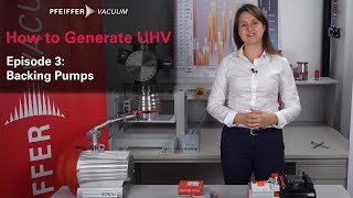 How to generate UHV Episode 34 – Backing pumps  by Pfeiffer Vacuum [upl. by Eslek321]