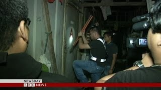 MALAYSIA RAIDS 10000 POLICEMEN IN SEARCH OF ILLEGAL WORKERS  BBC NEWS [upl. by Frangos593]