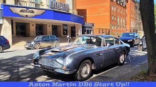 Aston Martin DB6 Start Up [upl. by Atrebor]