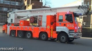 Fire response Helsinki H191  H11  H16  H15 Helsingin Kaupungin Pelastuslaitos [upl. by Anaujit]