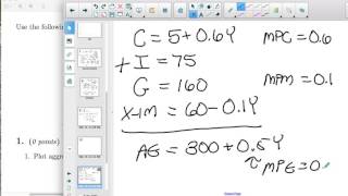 Calculating Aggregate Expenditures [upl. by Ynehteb]