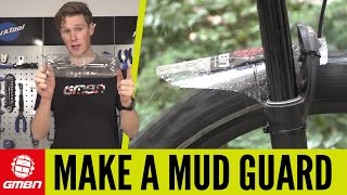 How To Make A Mudguard For Your Mountain Bike  MTB Maintenance [upl. by Arimay]