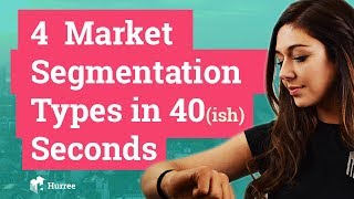 4 Market Segmentation Types in 40ish Seconds [upl. by Eatnoj]